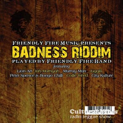 Cultural Vibes - Radio Reggae show - Friendly Fire Band - Badness Riddim
